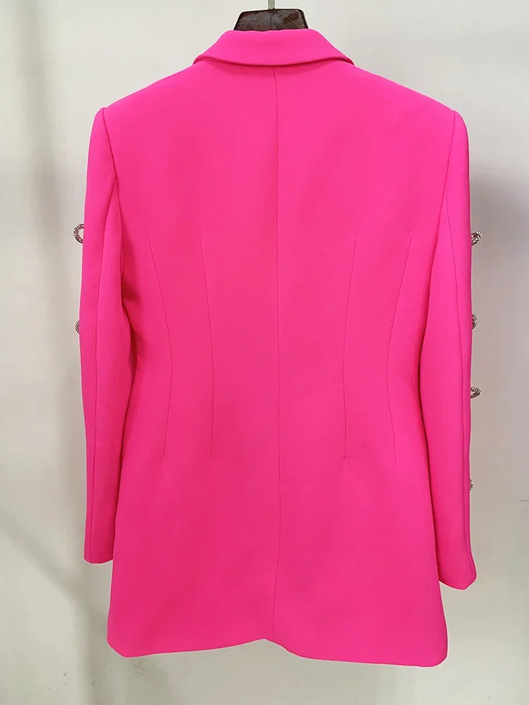 Blazer Dress con Perle & Catene – Stile Haute Street