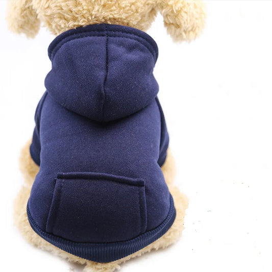 Dog Fleece Jacket with Hood