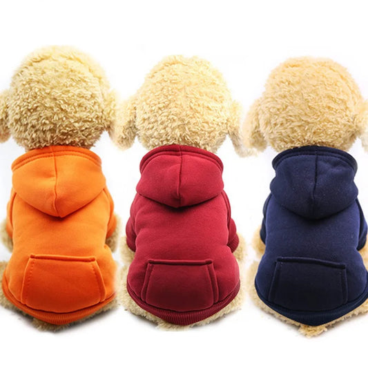 Dog Fleece Jacket with Hood