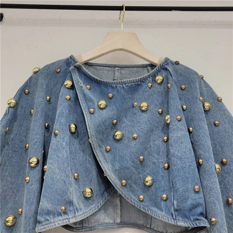 Studded Jeans Jacket