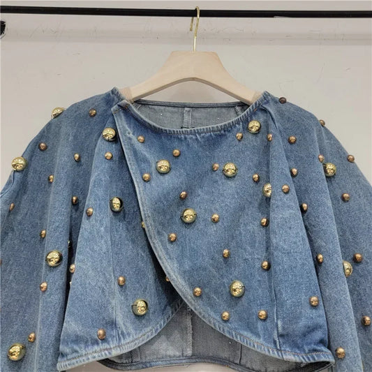 Studded Jeans Jacket